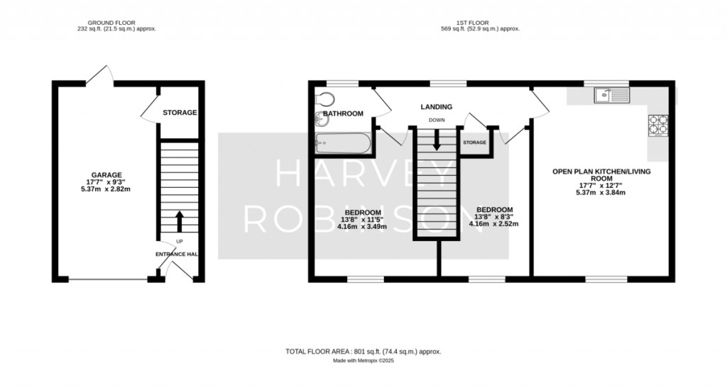 Floorplans For Ribble Mead, Biggleswade
