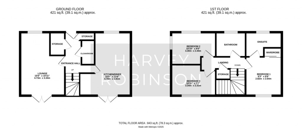 Floorplans For Windmill Close, Over