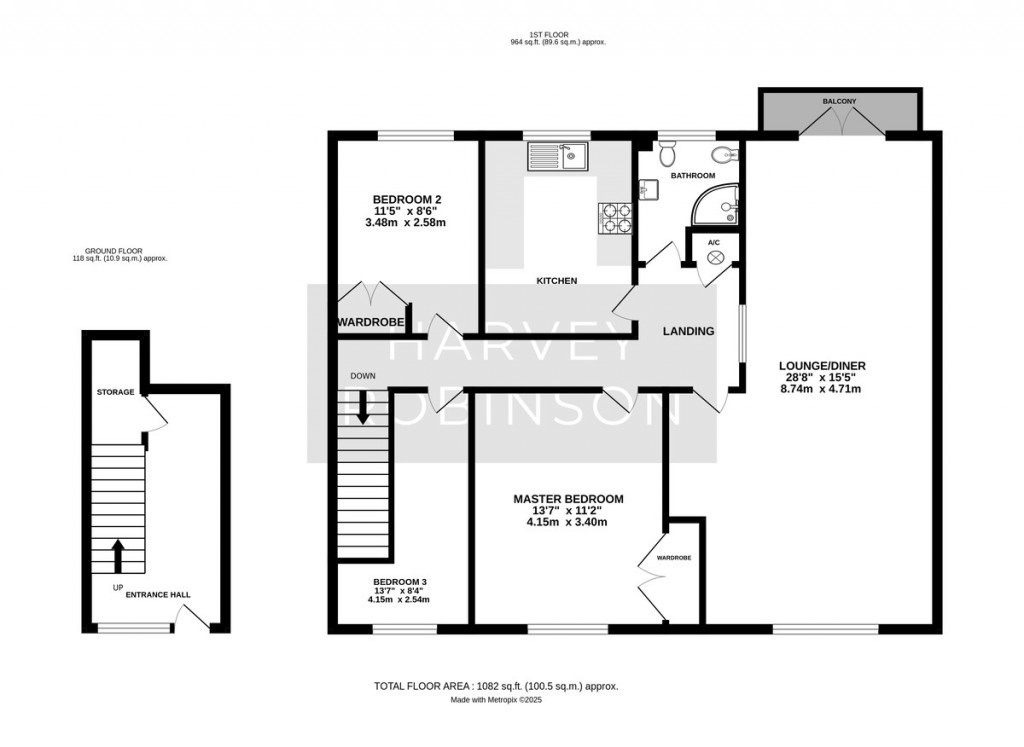 Floorplans For Old Court Hall, Godmanchester