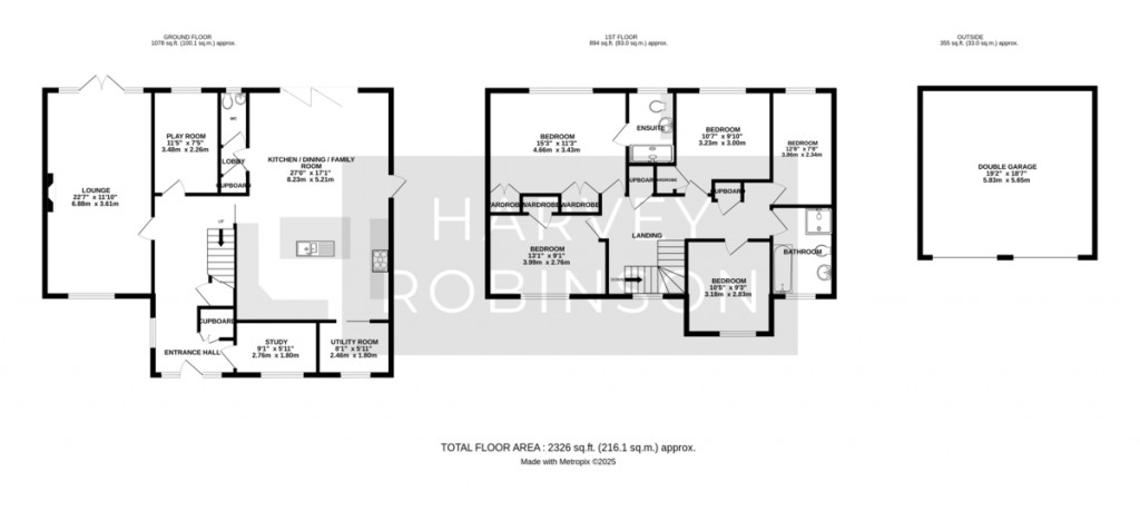 Floorplans For Great North Road, Eaton Ford