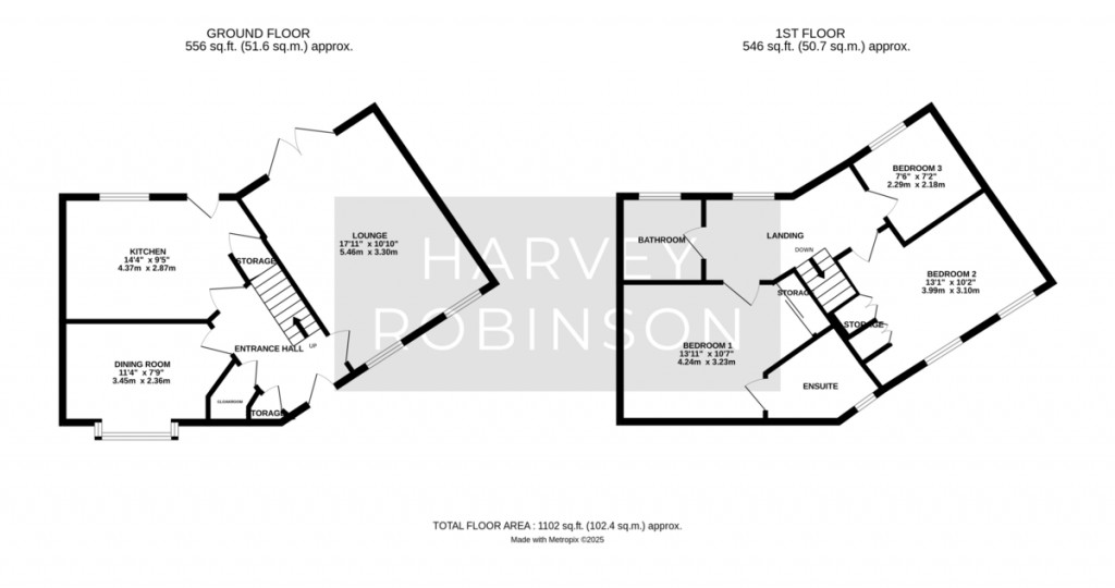 Floorplans For Askwith Grove, St. Ives