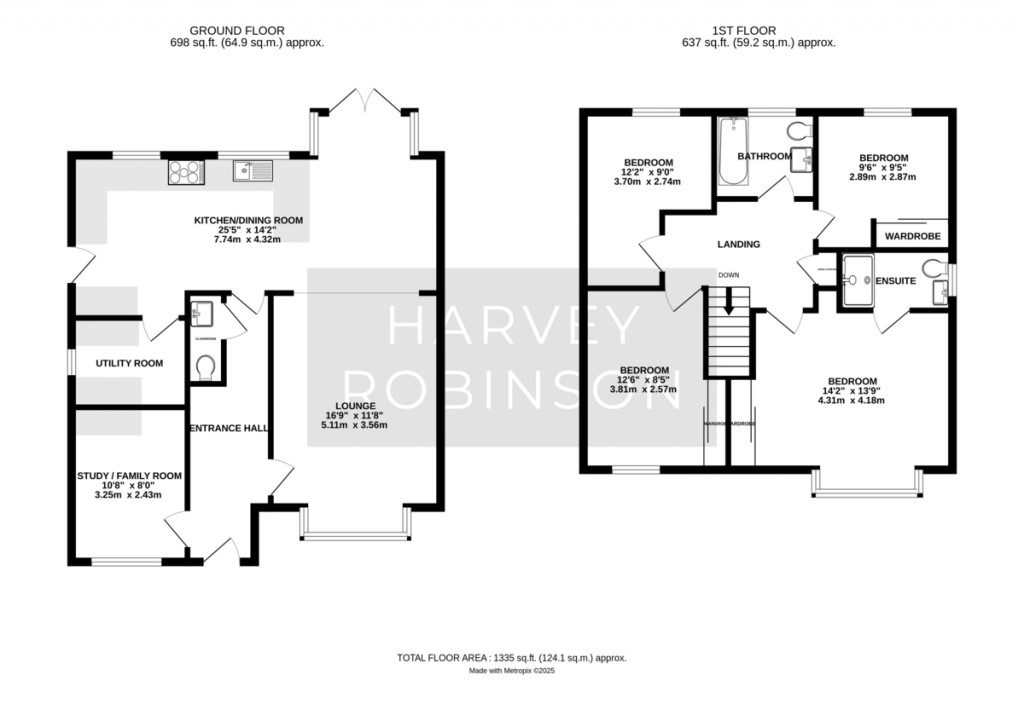Floorplans For Coltsfoot, Biggleswade