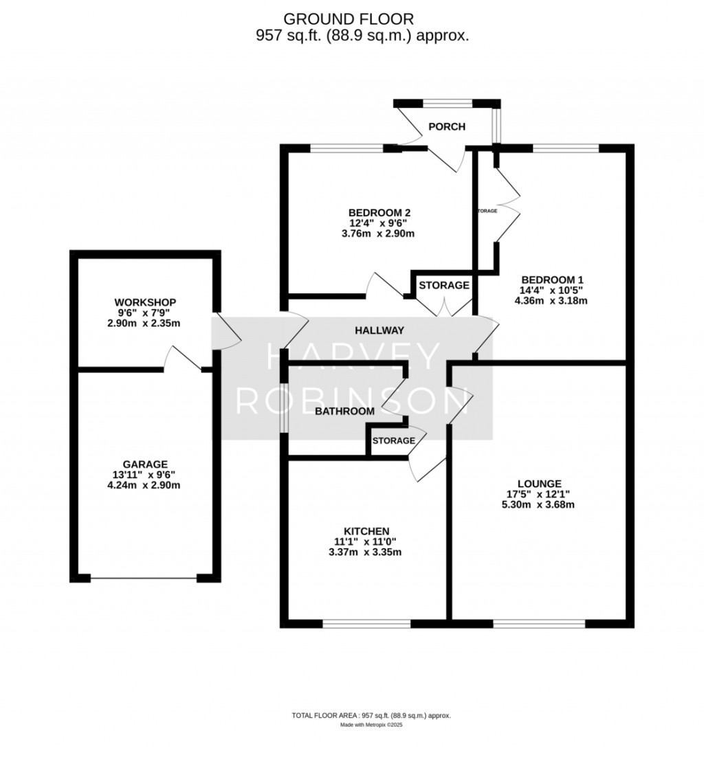 Floorplans For Bramley Avenue, Needingworth