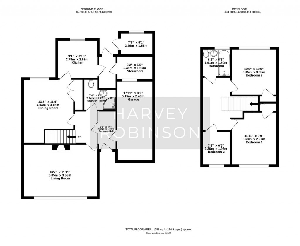 Floorplans For Caldecote Road, Eynesbury