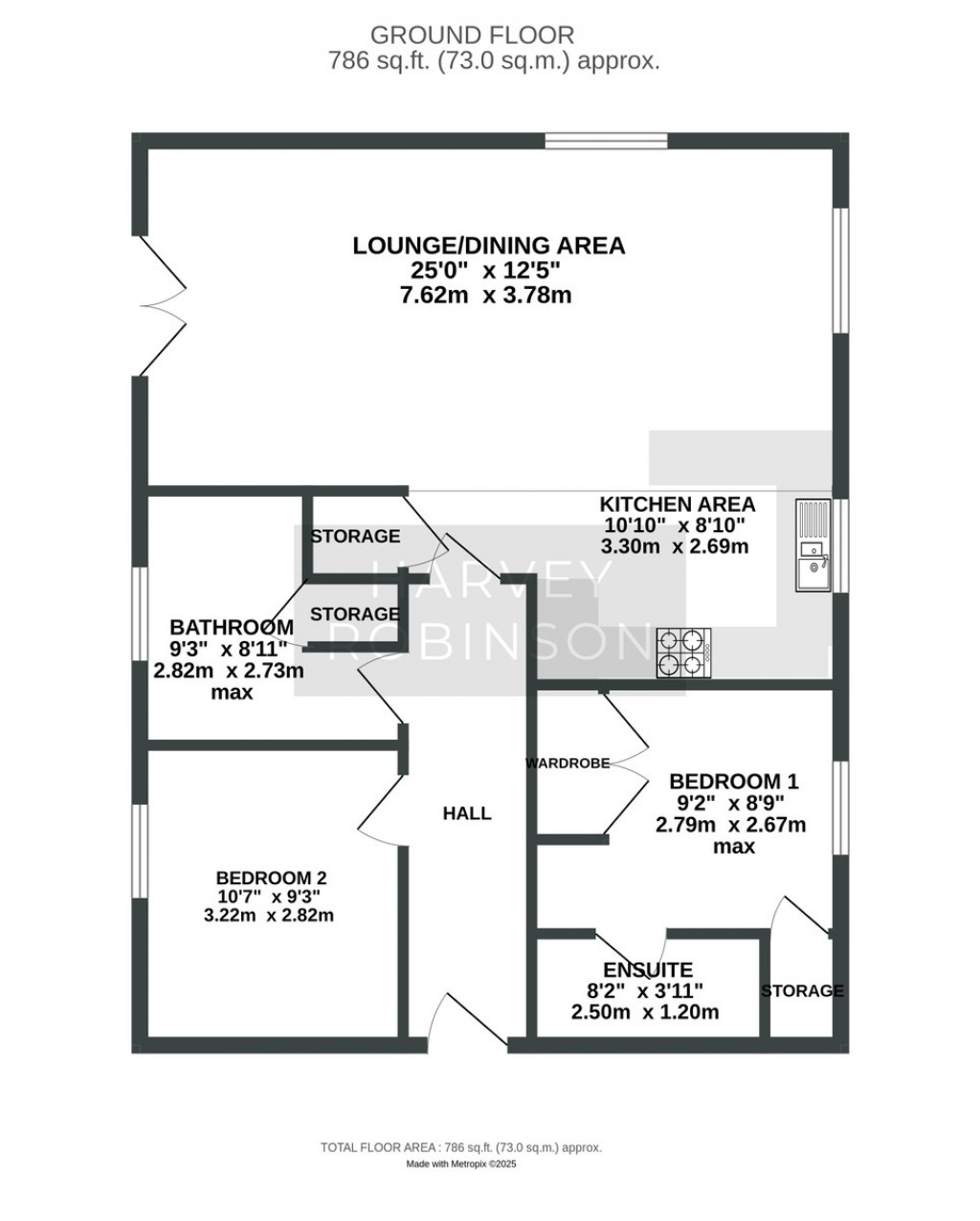 Floorplans For Skipper Way, Little Paxton