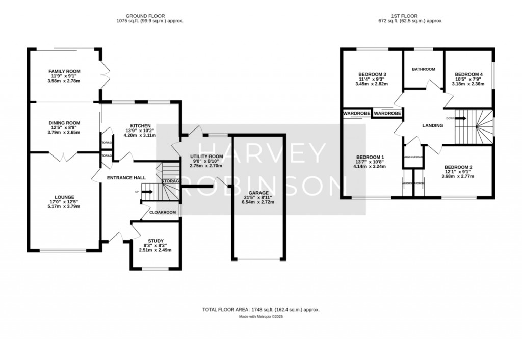 Floorplans For Dendys, Hemingford Grey