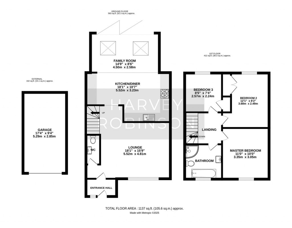 Floorplans For Longlands Close, Warboys