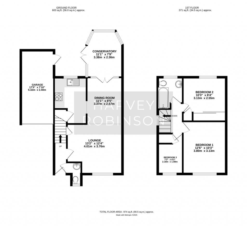 Floorplans For Blackwood Road, Eaton Socon