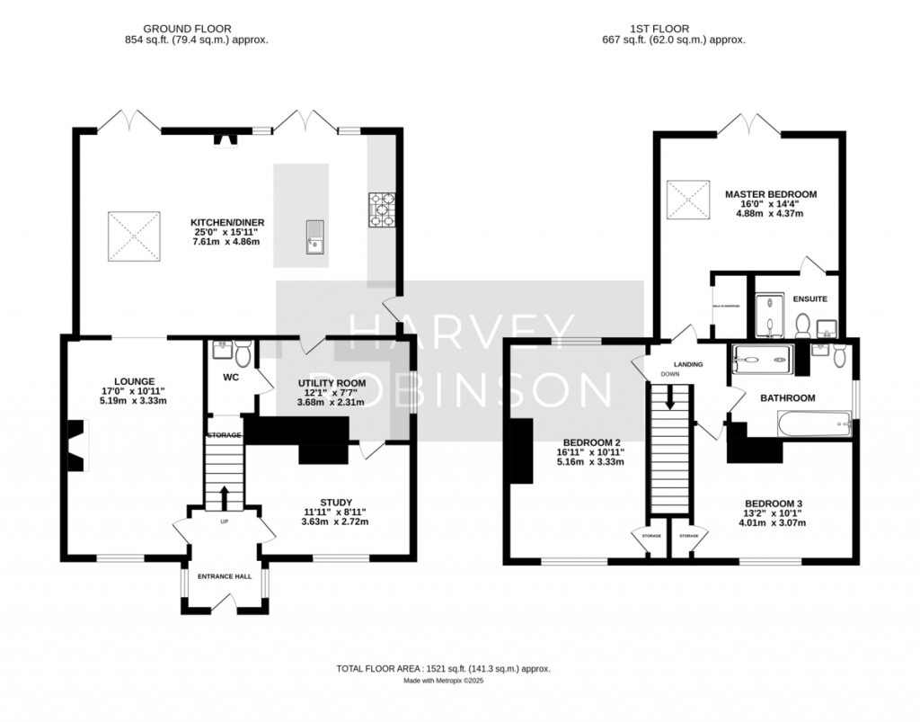 Floorplans For Buckworth, Huntingdon