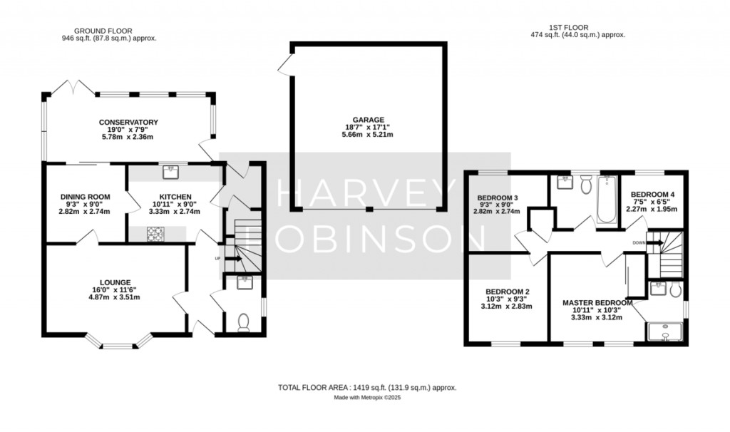 Floorplans For Huntingdon, Cambridgeshire, PE29 6GP