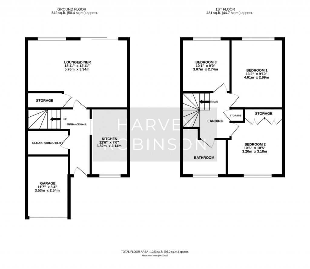 Floorplans For All Saints Green, St Ives