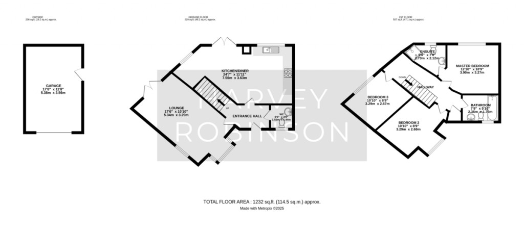 Floorplans For Cromwell Drive, Huntingdon