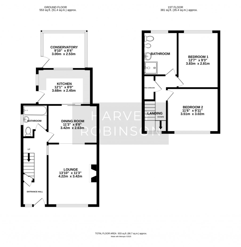 Floorplans For Greenfields, St Neots