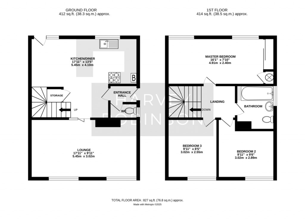 Floorplans For Hartford, Huntingdon