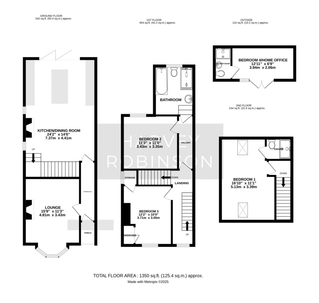 Floorplans For Avenue Road, St. Neots