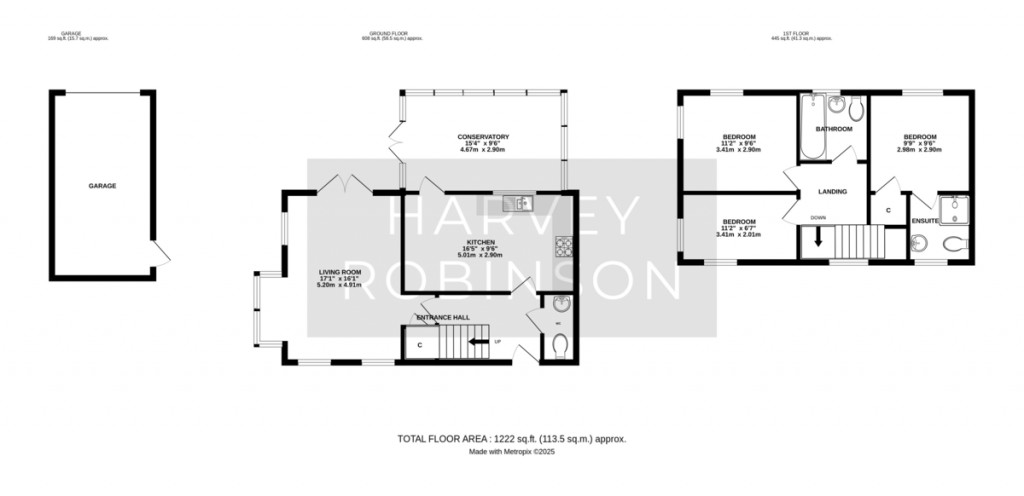 Floorplans For Venus Avenue, Biggleswade