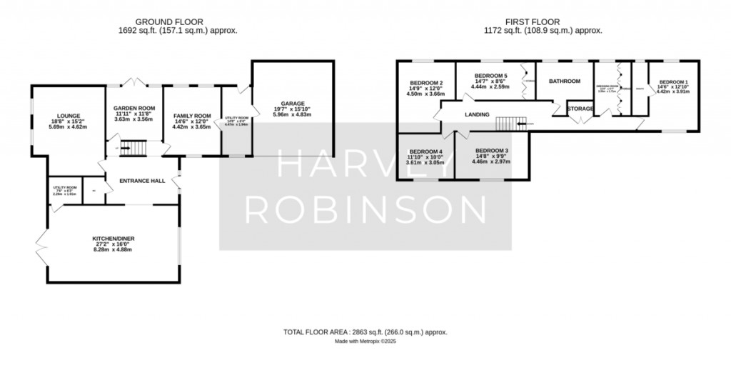 Floorplans For Station Road, Bluntisham