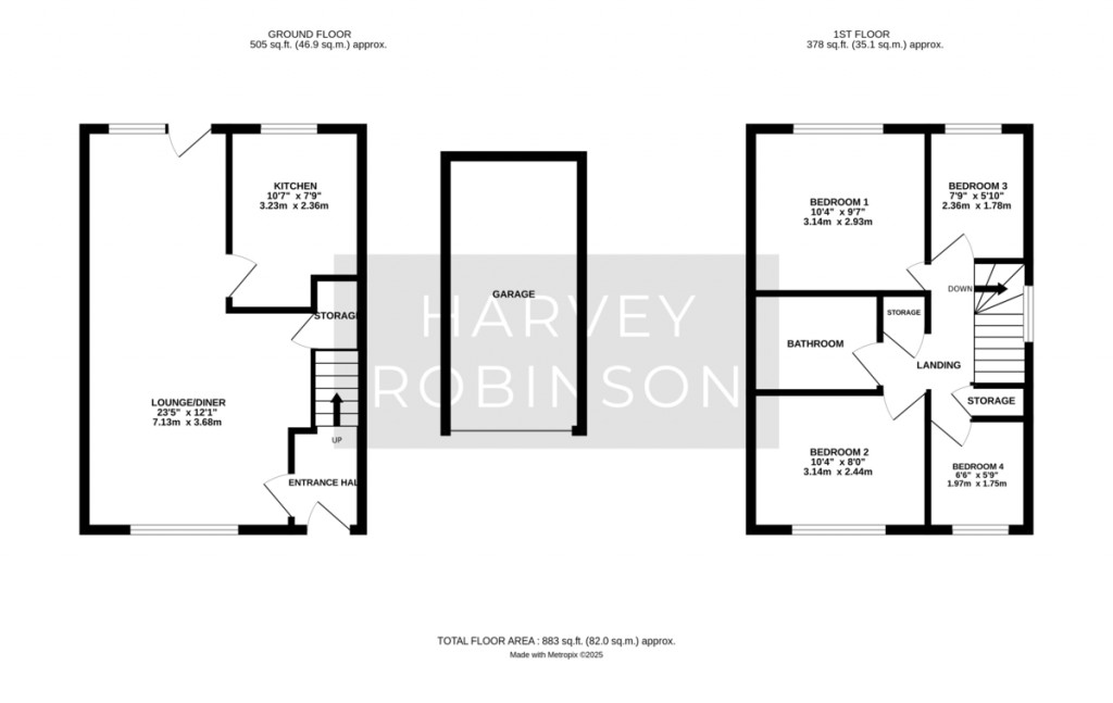 Floorplans For Nene Way, St. Ives