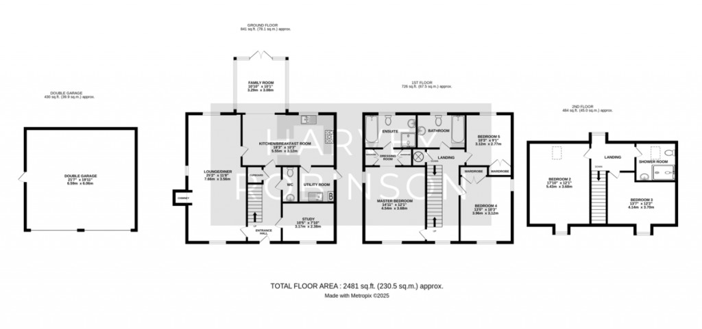 Floorplans For Pinner Lane, Alconbury Weald