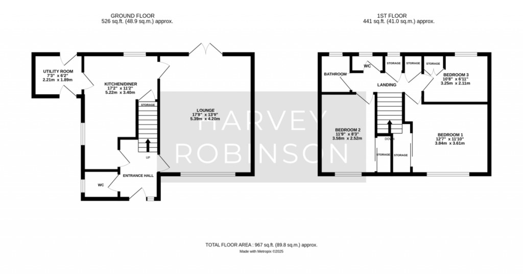 Floorplans For Churchill Avenue, Wyton
