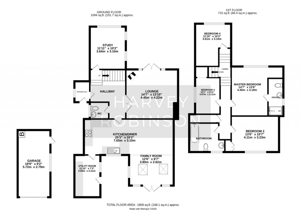 Floorplans For Grove Lane, Brampton