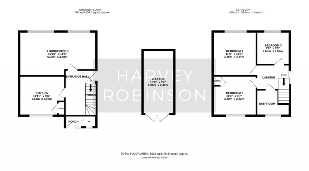Floorplans For Ramsey Road, St. Ives