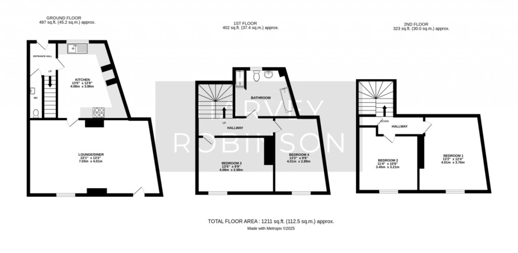 Floorplans For Post Street, Godmanchester