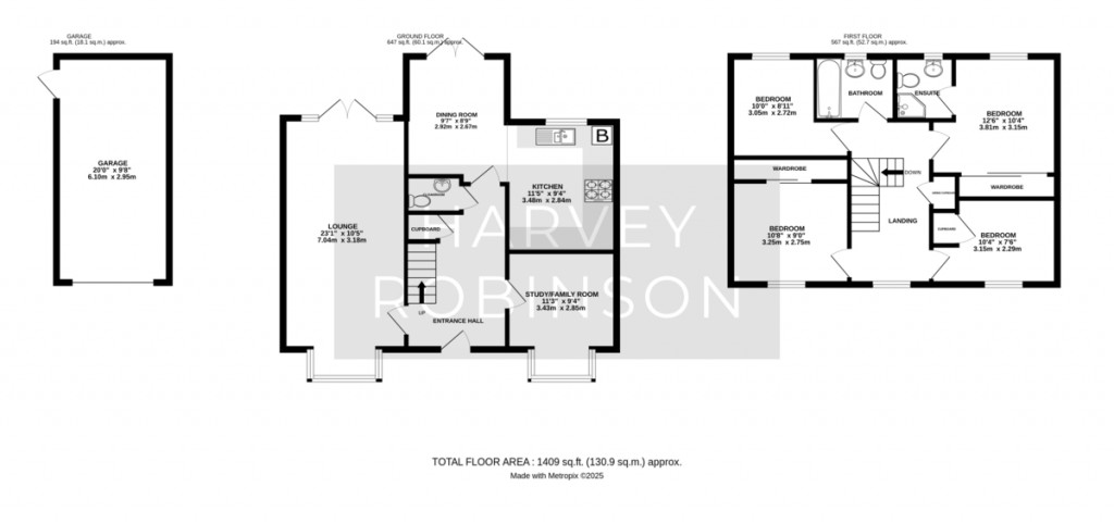 Floorplans For Gemini Lane, Biggleswade