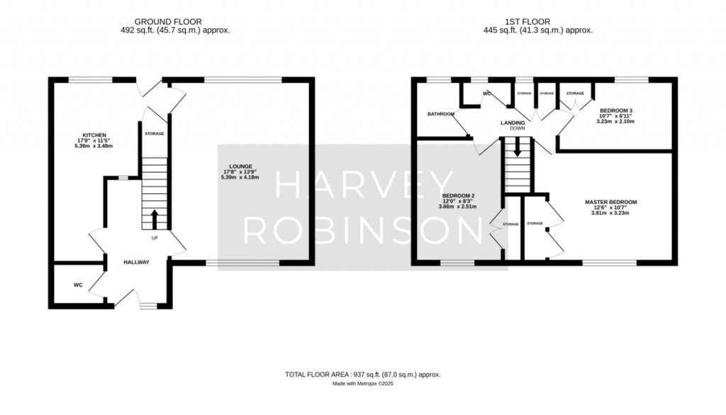 Floorplans For Churchill Avenue, Wyton