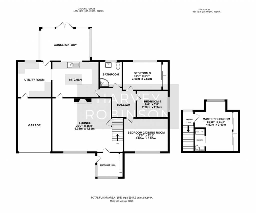 Floorplans For Hartford, HUNTINGDON, Cambridgeshire