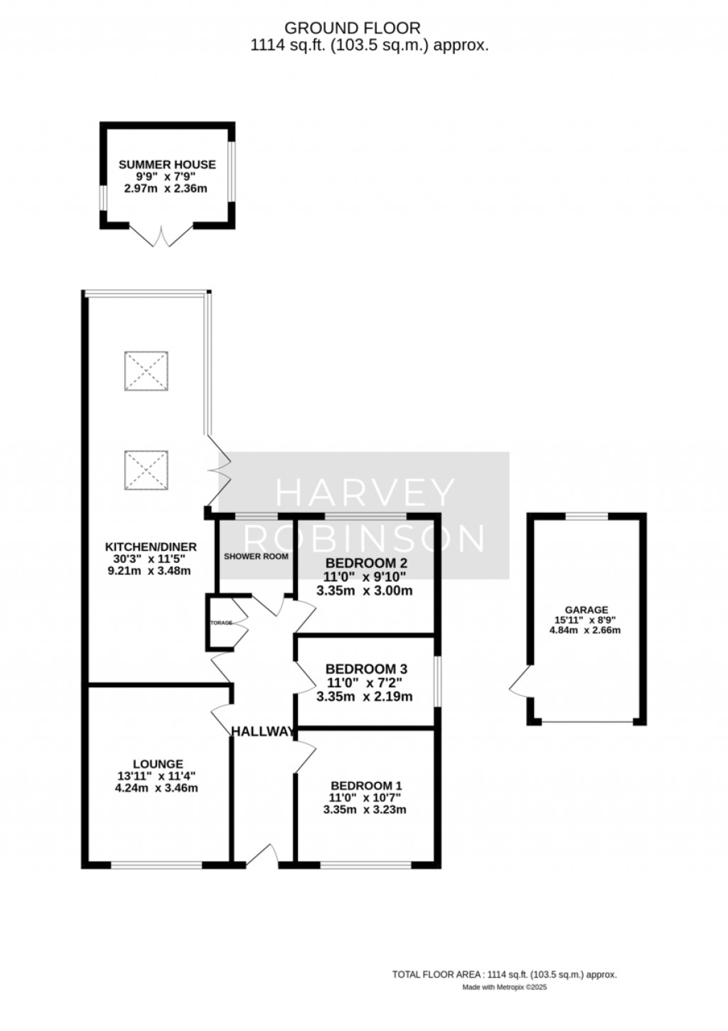 Floorplans For Silver Birch Avenue, St Ives