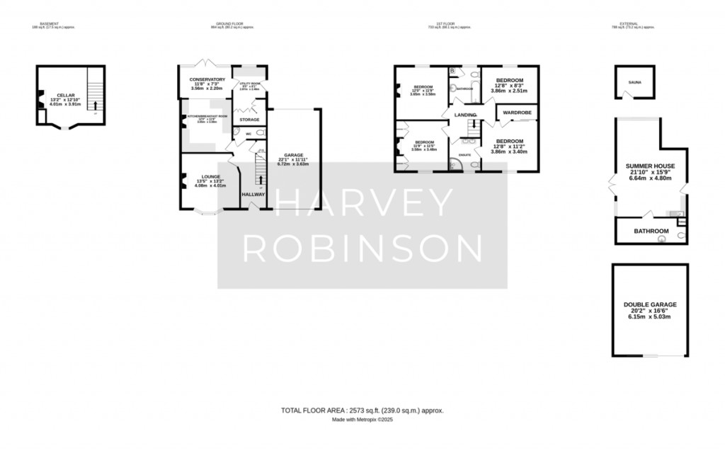 Floorplans For King Street, Potton