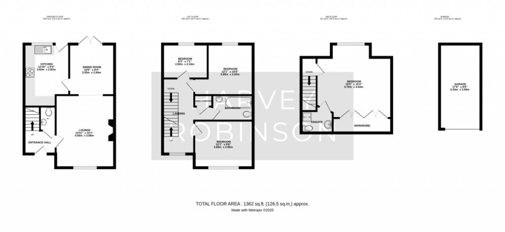 Floorplans For Cooks Way, Biggleswade