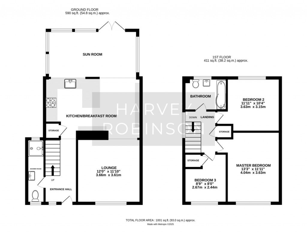 Floorplans For Waterloo Close, Brampton