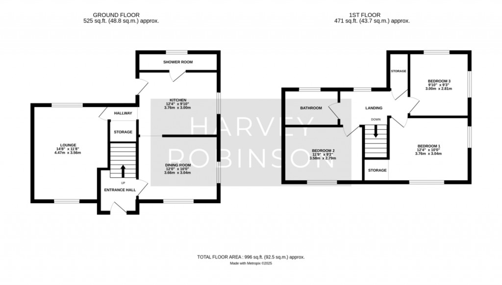 Floorplans For Bank Avenue, Somersham