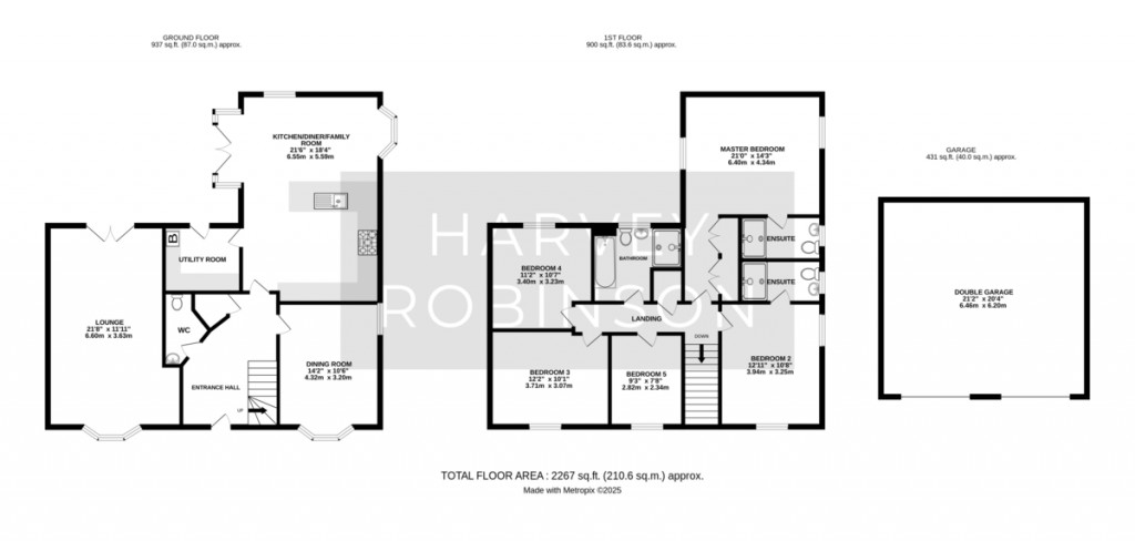 Floorplans For Collings Close, Warboys