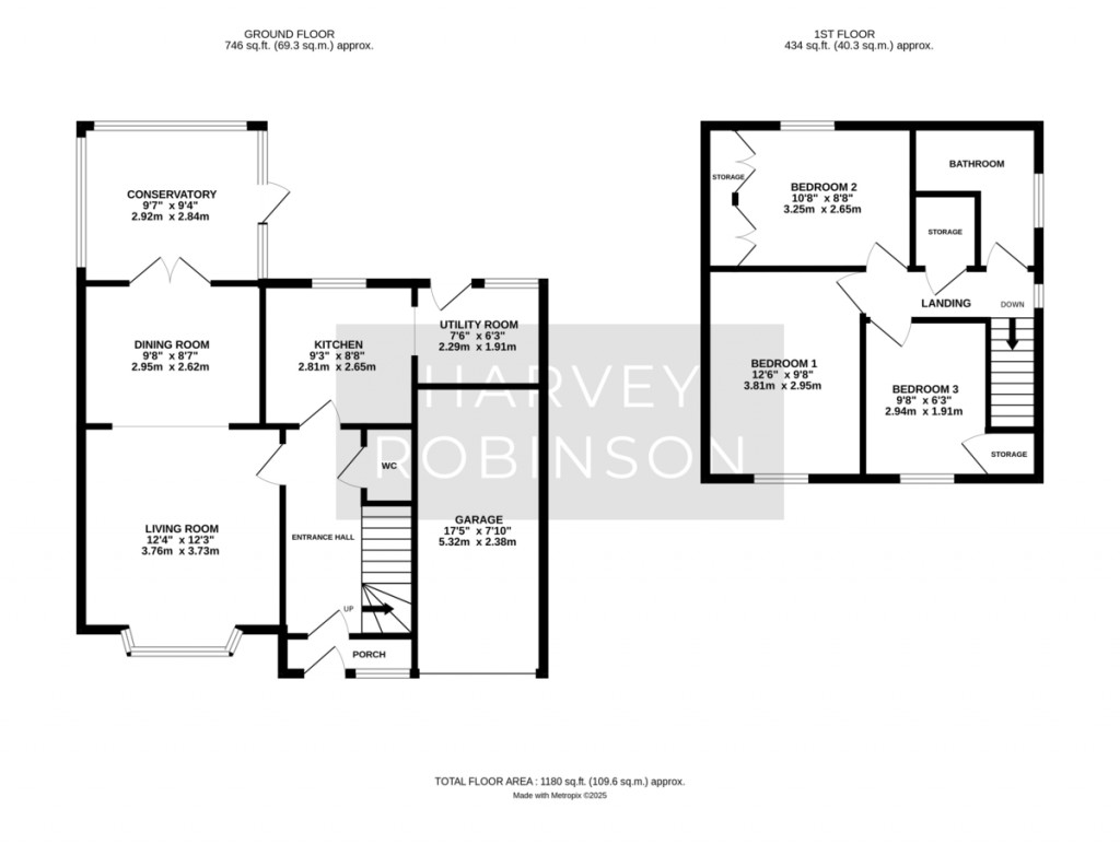 Floorplans For Waveney Road, St Ives