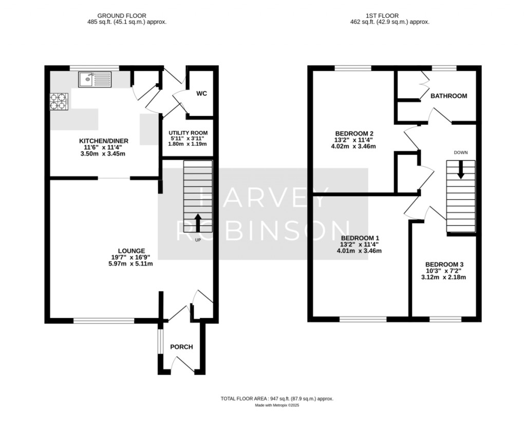 Floorplans For Whitehall Walk, St. Neots
