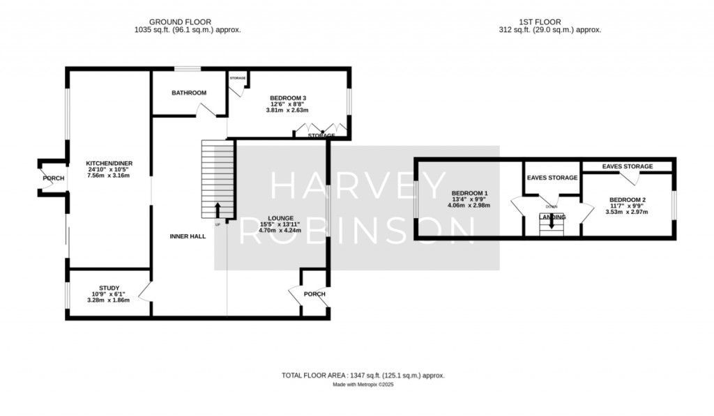 Floorplans For Manor Close, Somersham