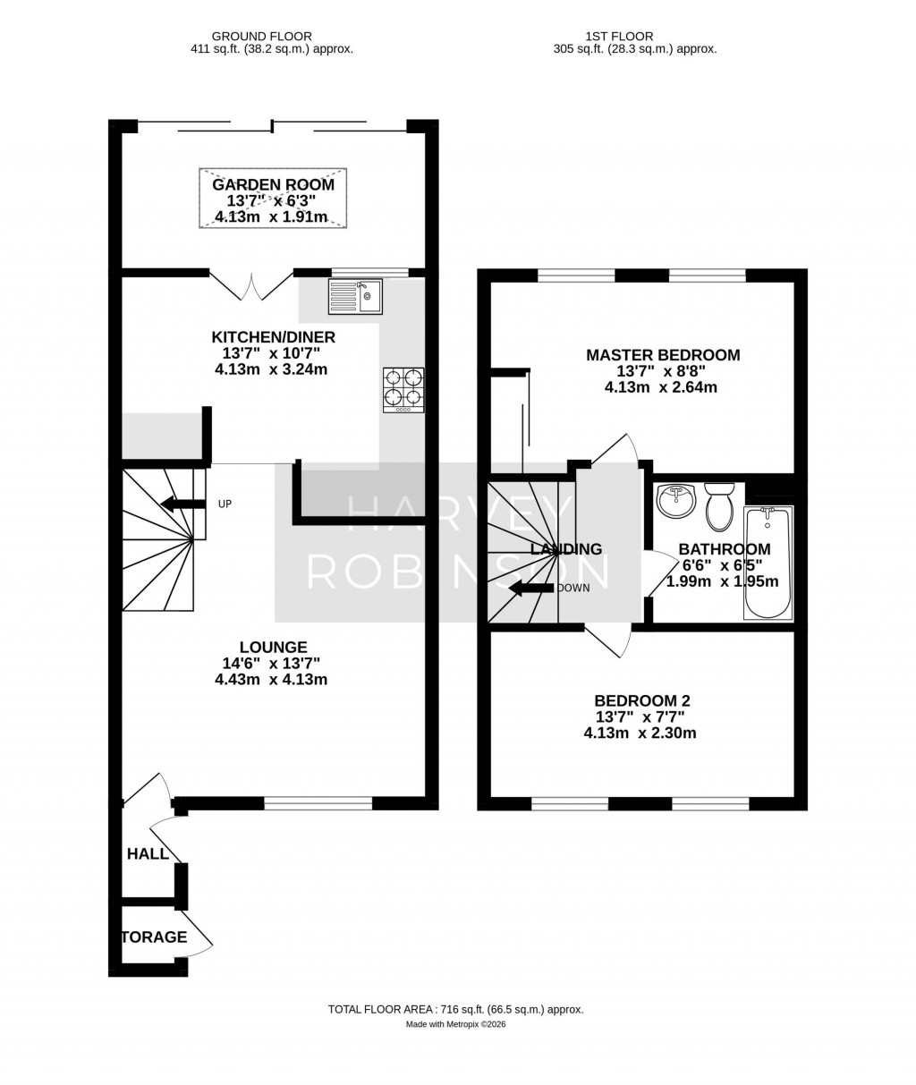 Floorplans For Bottels Road, Warboys, PE28