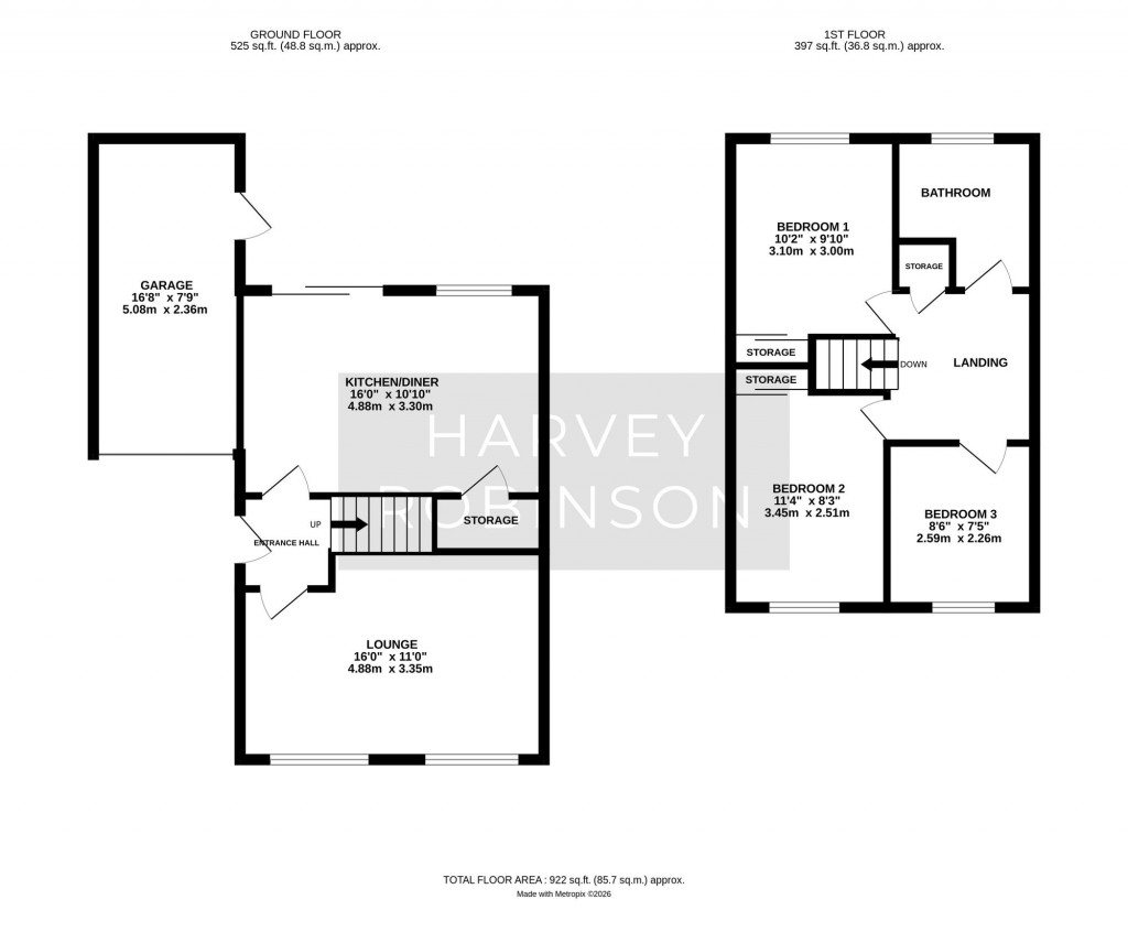 Floorplans For Wheatley Crescent, Bluntisham, PE28