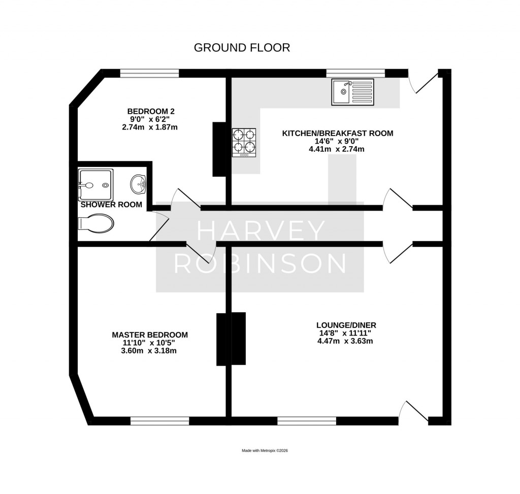 Floorplans For Ermine Street, Huntingdon, PE29