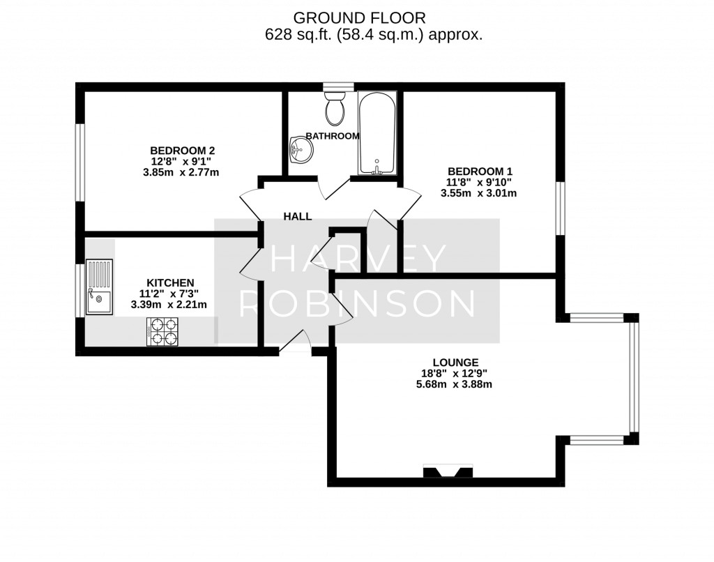 Floorplans For Cromwell Drive, Huntingdon, PE29