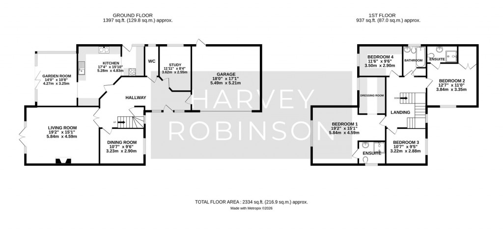 Floorplans For St. Andrews Court, Kimbolton, PE28