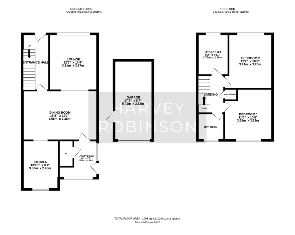 Floorplans For Chapel Road, Earith, PE28