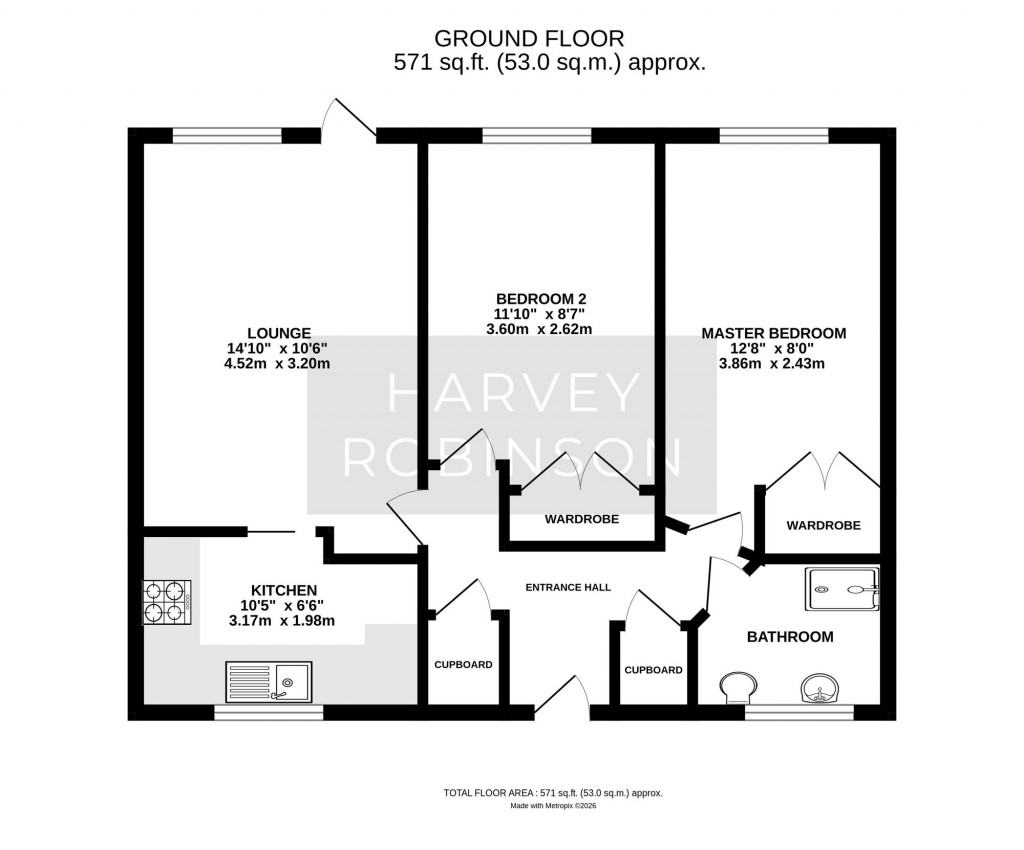 Floorplans For Brampton Road, Huntingdon, PE29