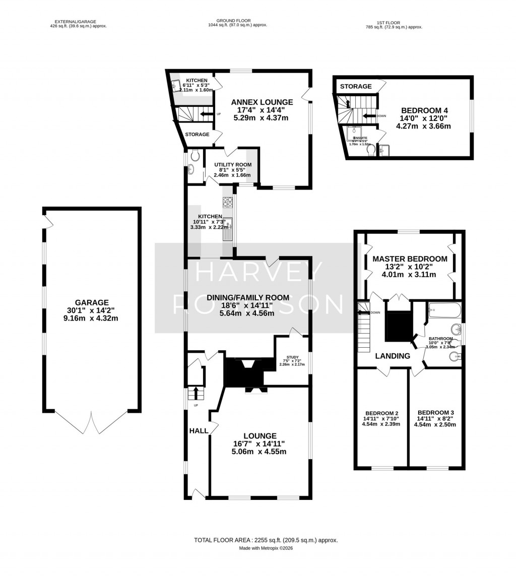 Floorplans For Old Court Hall, Godmanchester, PE29