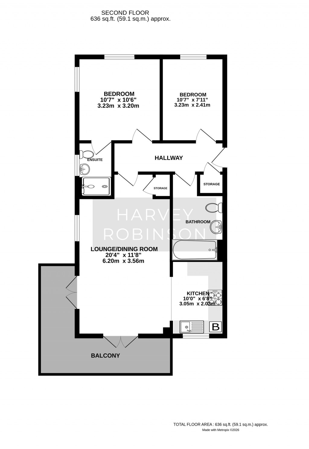 Floorplans For Venus Avenue, Biggleswade, SG18