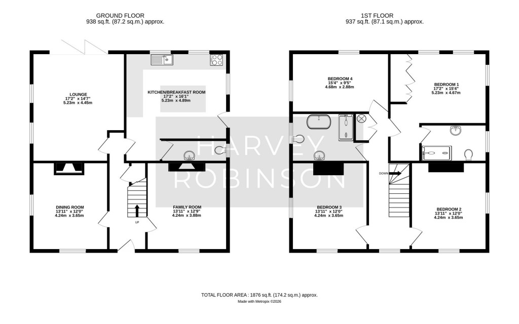 Floorplans For The Green, Eltisley, PE19