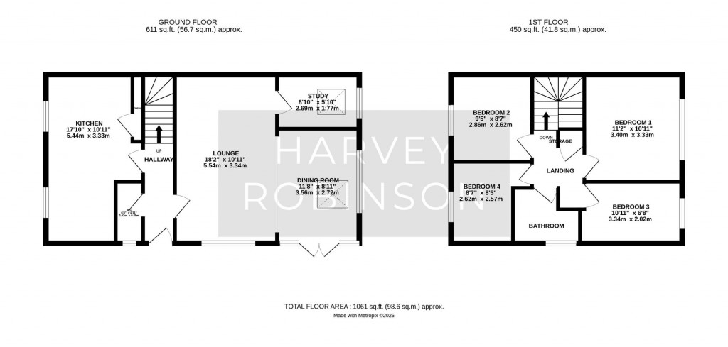 Floorplans For Osier Holt, Colne, PE28
